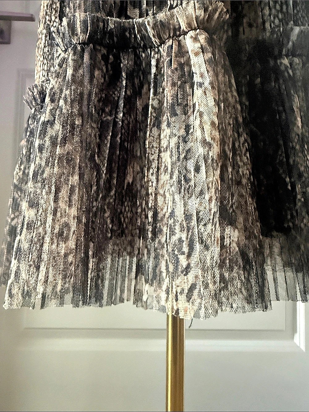 AllSaints Pepper Noche Dress Animal Print Mini Dress Size 8 NWT - Picture 6 of 12